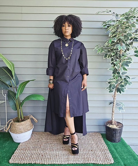 hi lo shirt dress Viktor & Rolf - Dramatic High Low Shirt Dress