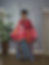 Thumbnail: FANTASY Hi-Lo Wrap Kimono - CRANBERRY