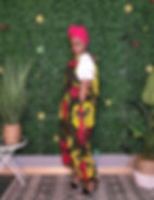 Thumbnail: SAMPLE SALE - African Jumpsuit - One Size