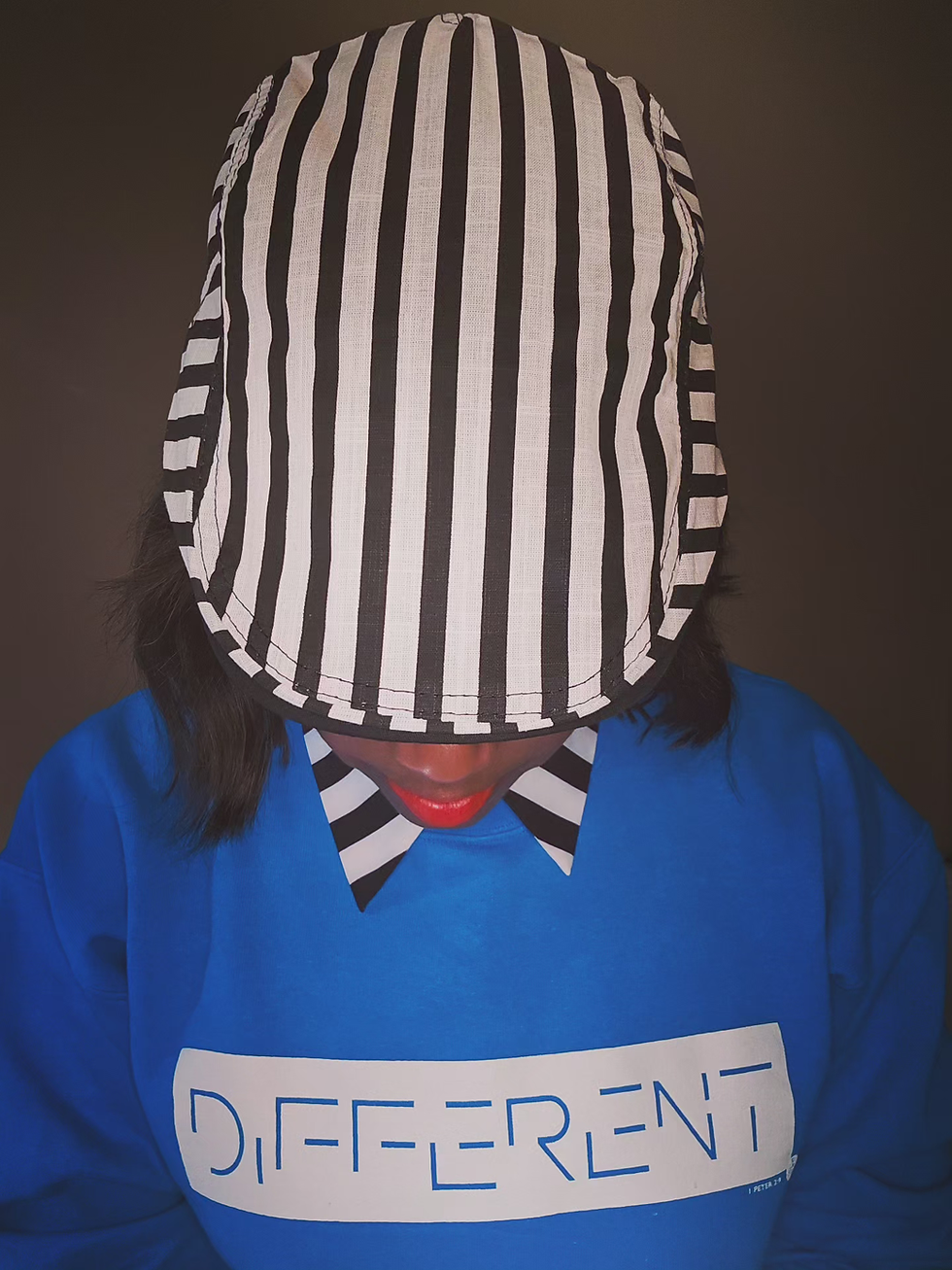 Thumbnail: ASSORTED STRIPED Cabbie Hat