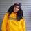 Thumbnail: CORDUROY COLOR-BLOCK Brimless Beanie - GOLD