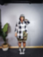 Thumbnail: TOGETHER AT LAST Plaid Shirt - BLACK