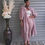 Thumbnail: SWEETLY LACED Embroidered Lace Kimono Duster Jacket - MAUVE