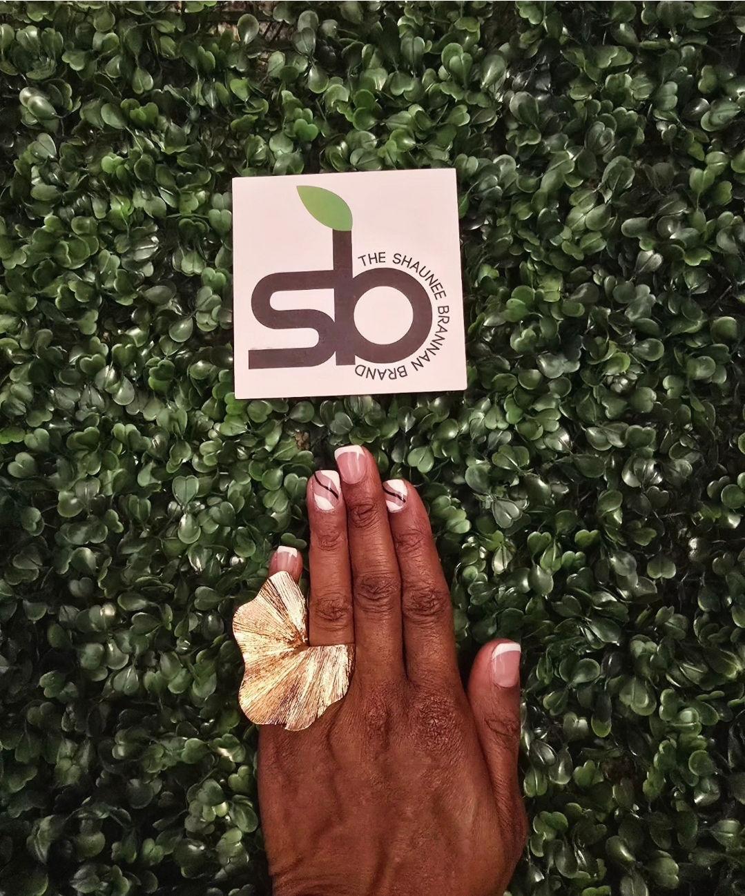 METALLIC FAN Ring - GOLD