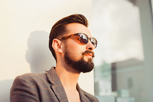 Bearded Man Outdoors