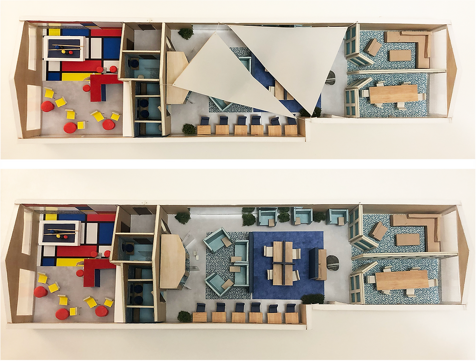 Maquette vue du dessus