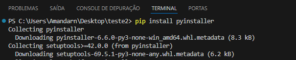PyInstaller, arquivos python executáveis