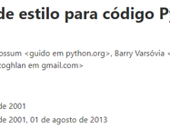 PEP em Python, o que é?