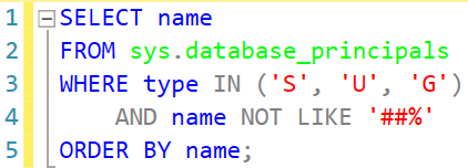 Identificar usuários e grupos no SQL SERVER