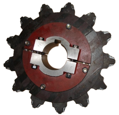Long link mill chain sprocket