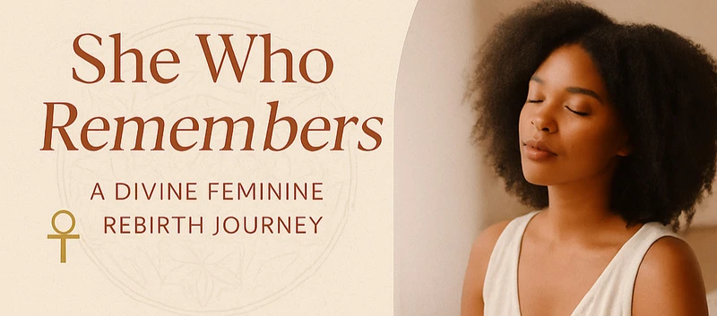 black woman remembering divine femininity