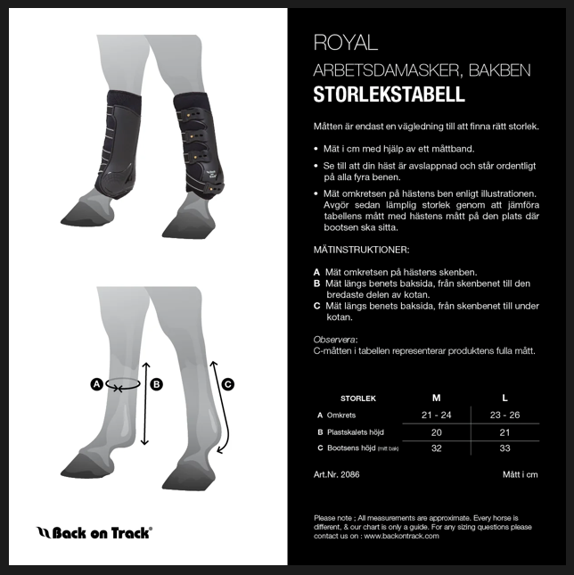 Miniatyrbild: Back on Track, Royal work boots hindlegs