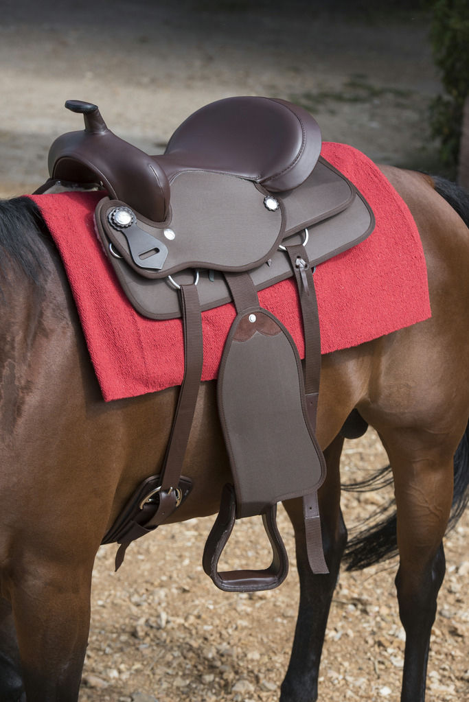 Miniatyrbild: Westride, Navajo bomull/akryl sadelfilt, enfärgad