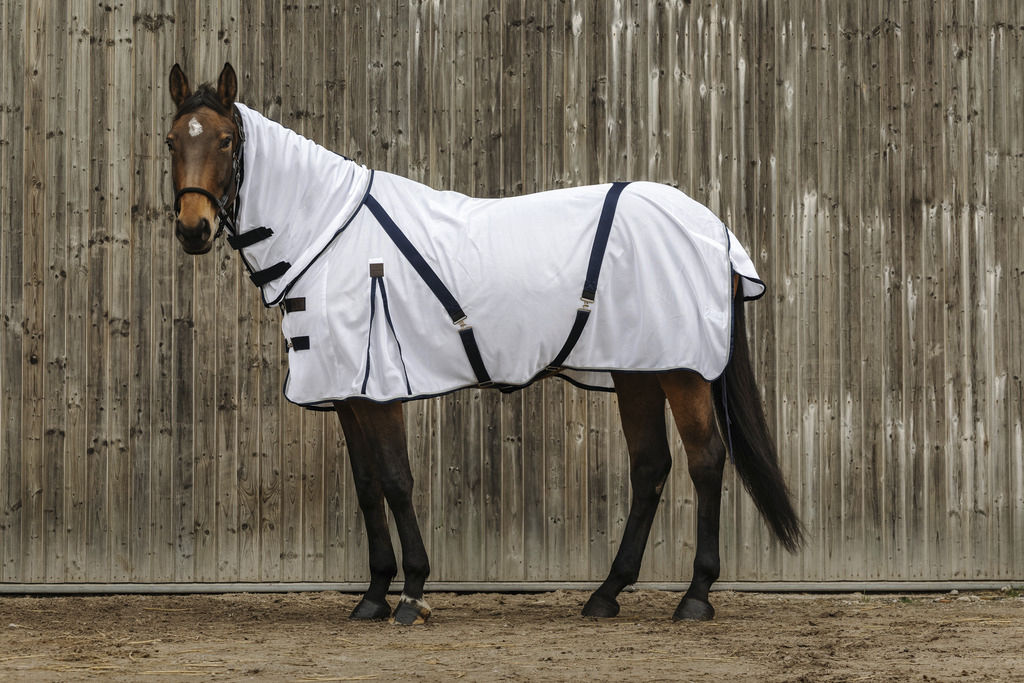 Equitheme, Mesh Combo, flugtäcke med fast hals