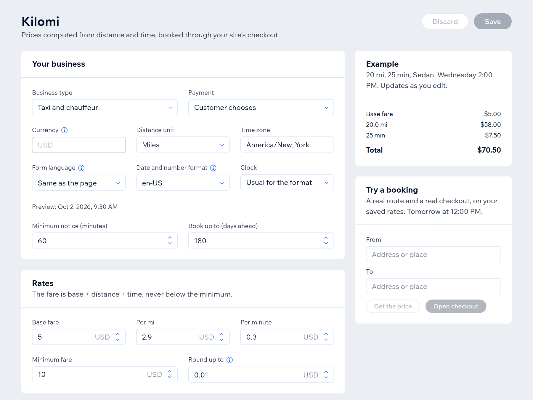 Kilomi Taxi Fare screenshot 3
