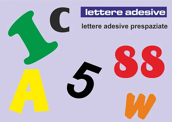 pvc lettere inprint pubblicita