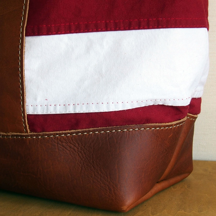 サムネイル： HERITAGE LEATHER US. FLAG TOTE BAG　アメリカンスタイル　カルフォルニアスタイル