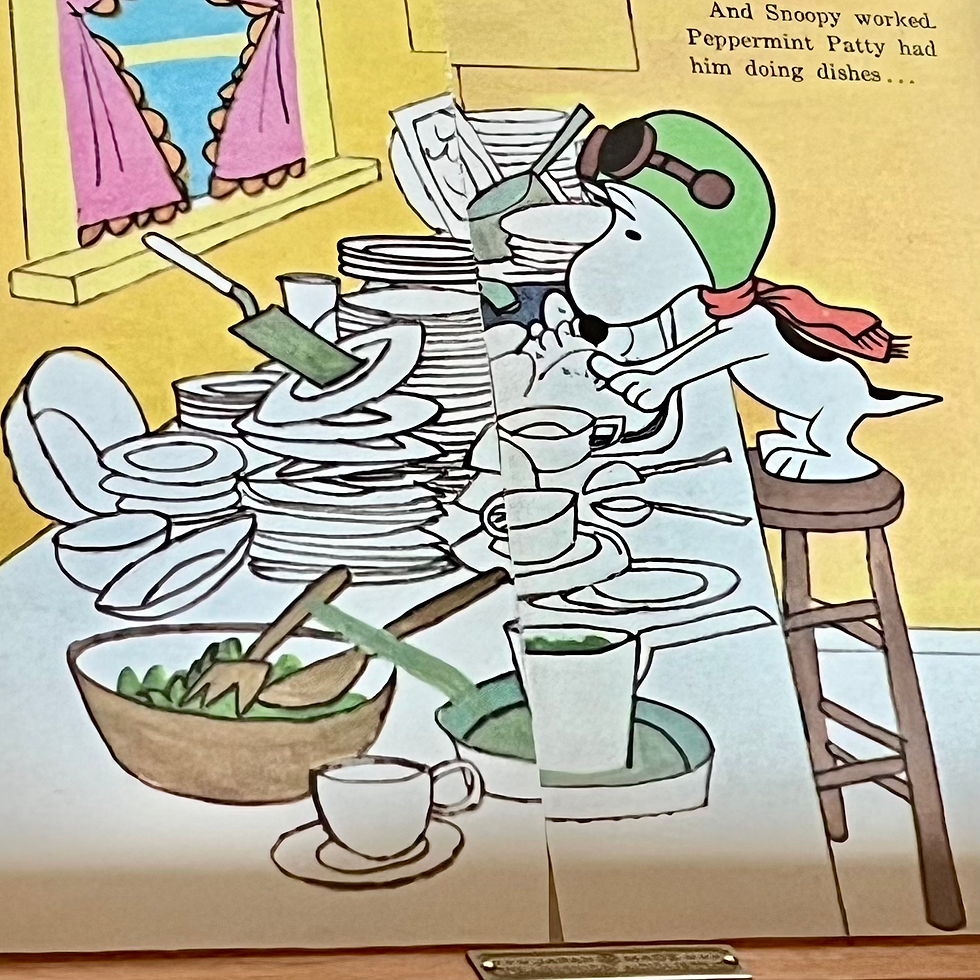 Thumbnail: VINTAGE WOOD FRAME in COMIC / SNOOPY