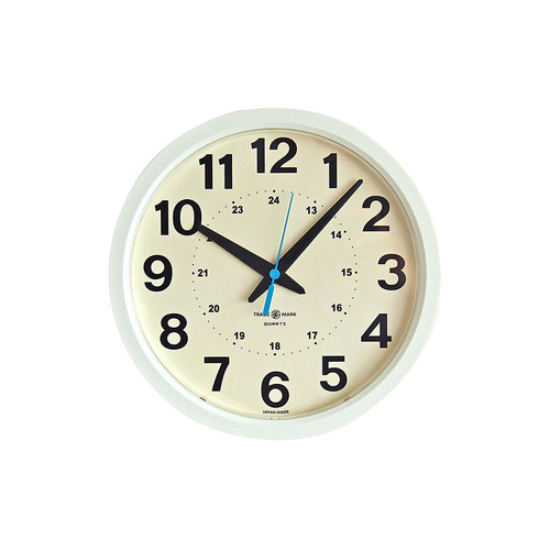 24-HOUR ROUND WALL CLOCK | TRADITION ACOUSTIC.