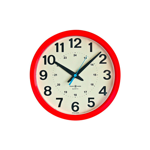 24-HOUR ROUND WALL CLOCK | TRADITION ACOUSTIC.