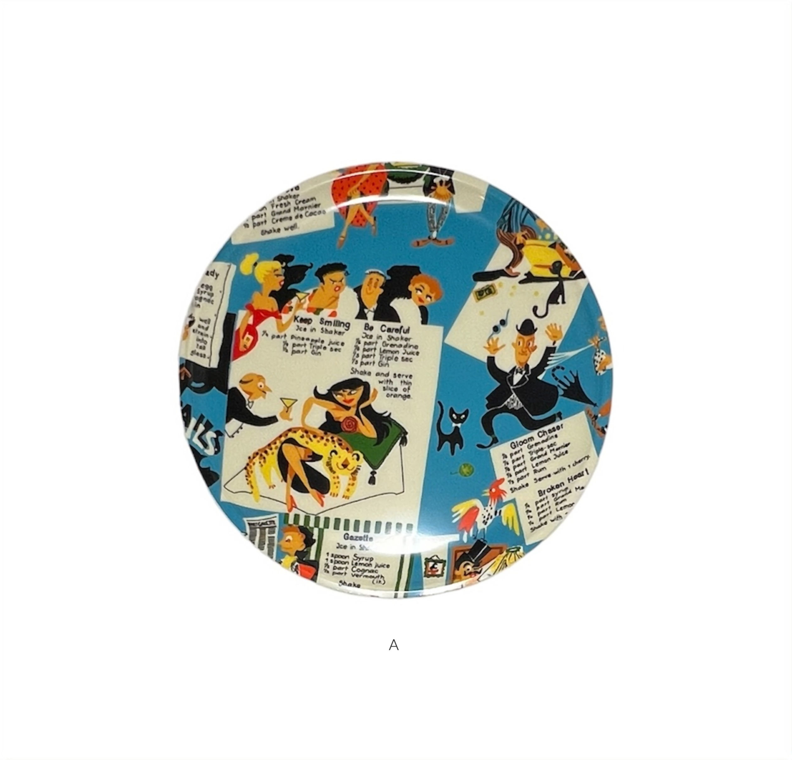 Fabric Round Tray 300_Non slip - American Cotton