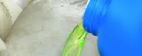 coolant being poured