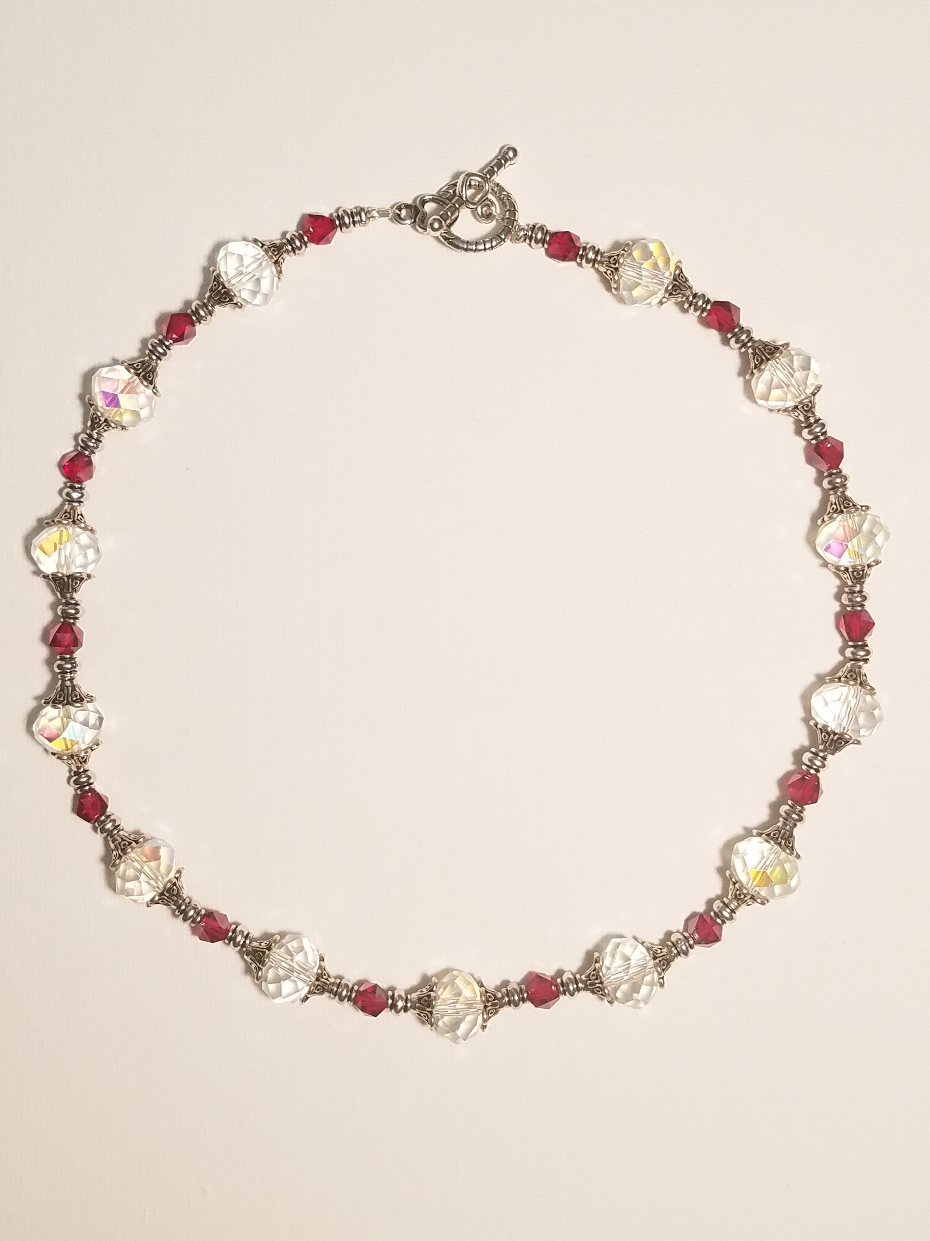 Confession-Faceted Glass Necklace- by Diana Malenkova