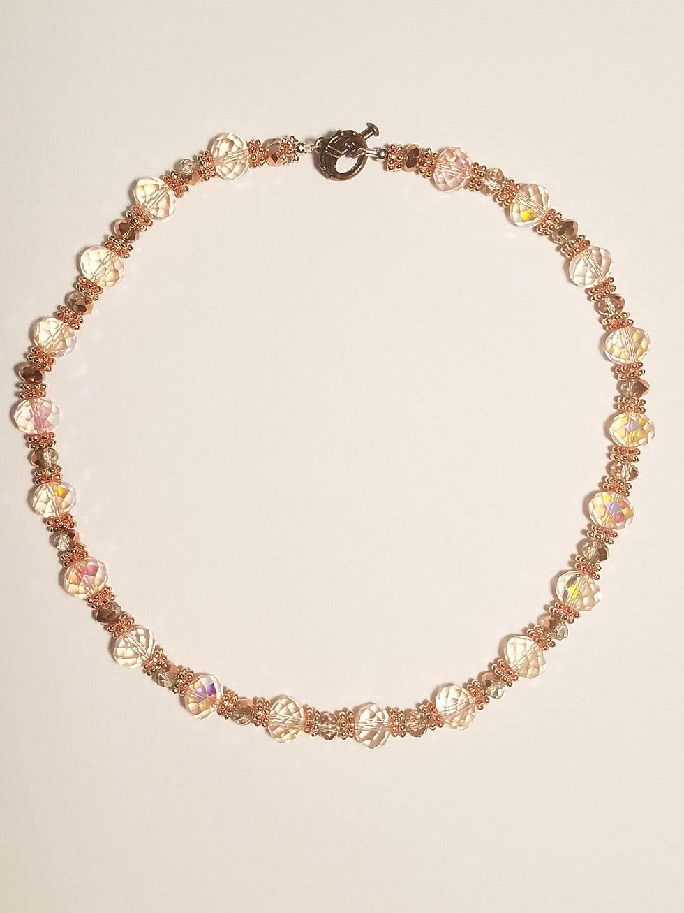 Thumbnail: Juliet- Faceted Glass Necklace- by Diana Malenkova