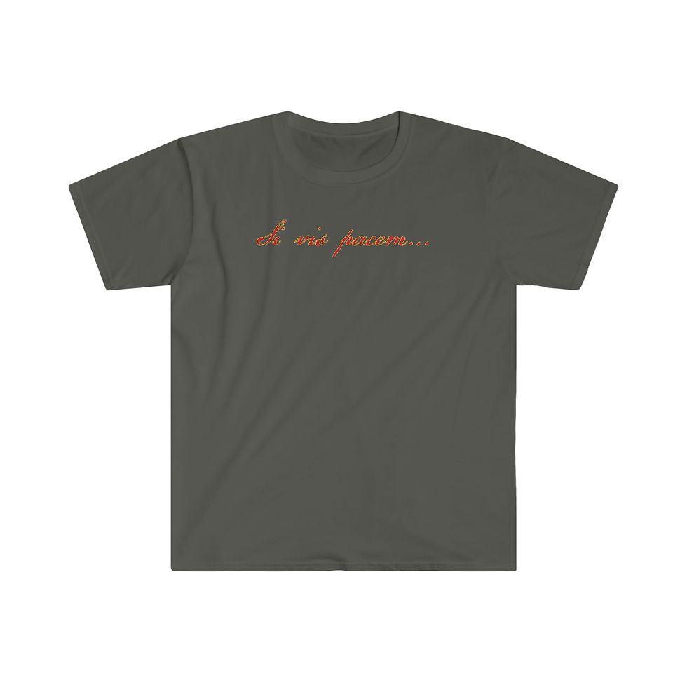 Thumbnail: Si vis pacem...para bellum - Front and back design