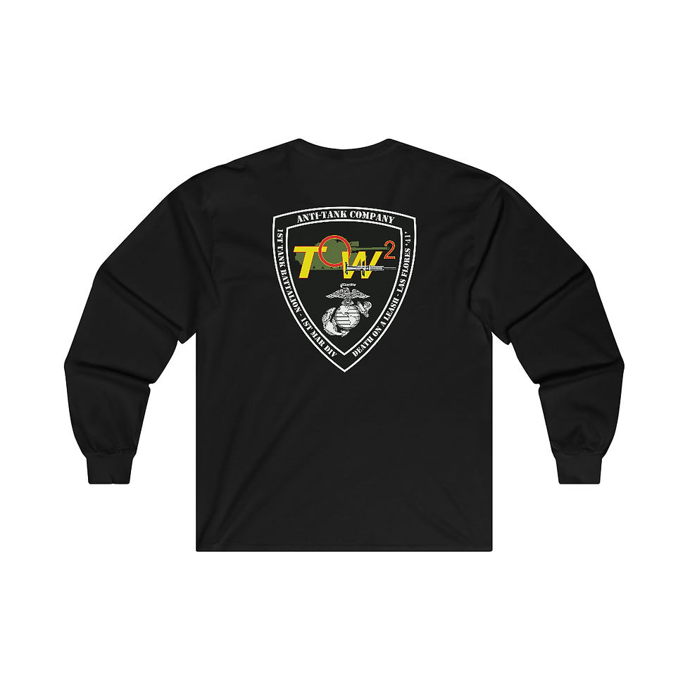 Thumbnail: 1st Tank Battalion TOW Company Las Flores '41' Long Sleeve T-Shirt