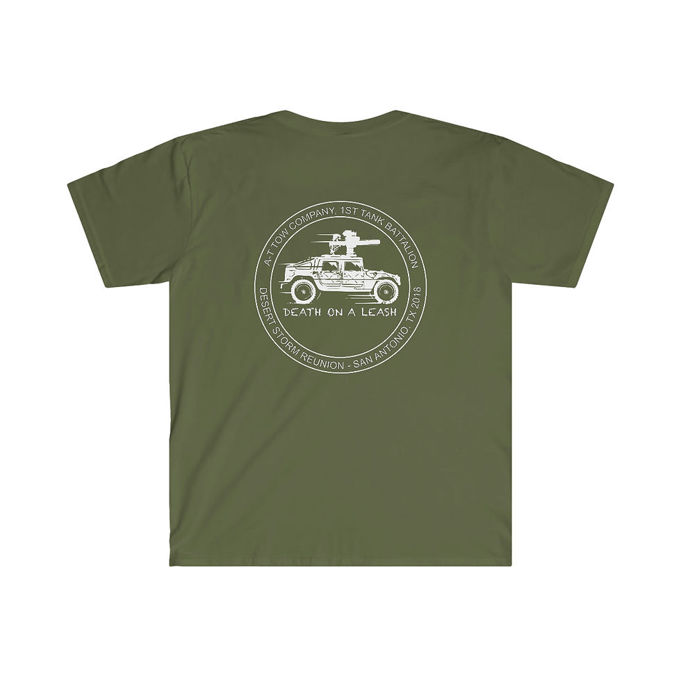 Thumbnail: 1st Tank Battalion TOW Company San Antonio 2018 Reunion T-Shirt