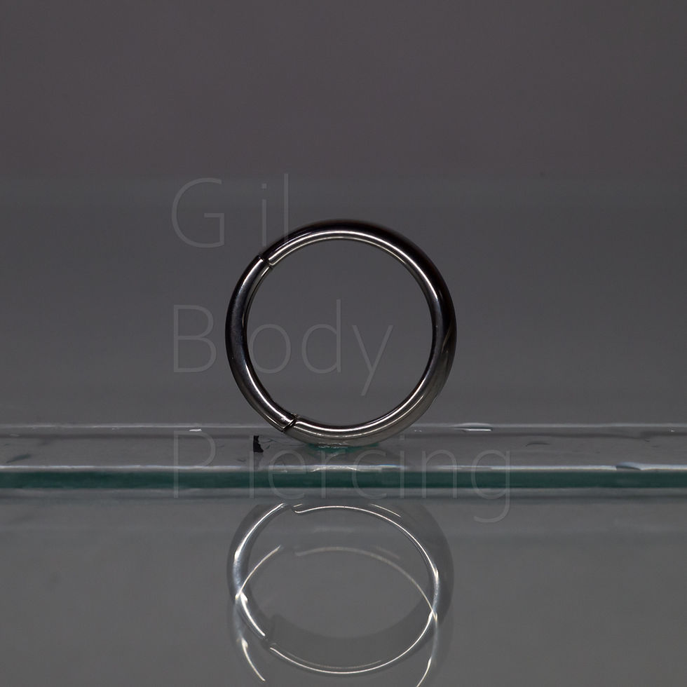 Miniatura: argola clicker wide chunky helix conch lobulo snug side labret nostril A127