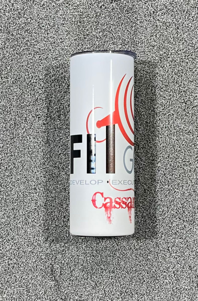 FitGoals Tumbler with Straw