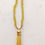Thumbnail: Dark Yellow and Marigold Tassel Necklace