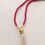 Thumbnail: Red and Ivory Tassel Necklace