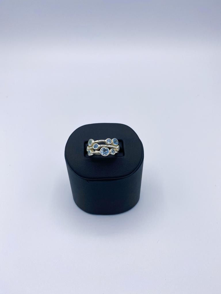 Miniature : Bague Rondelettes Multi Pierres fines