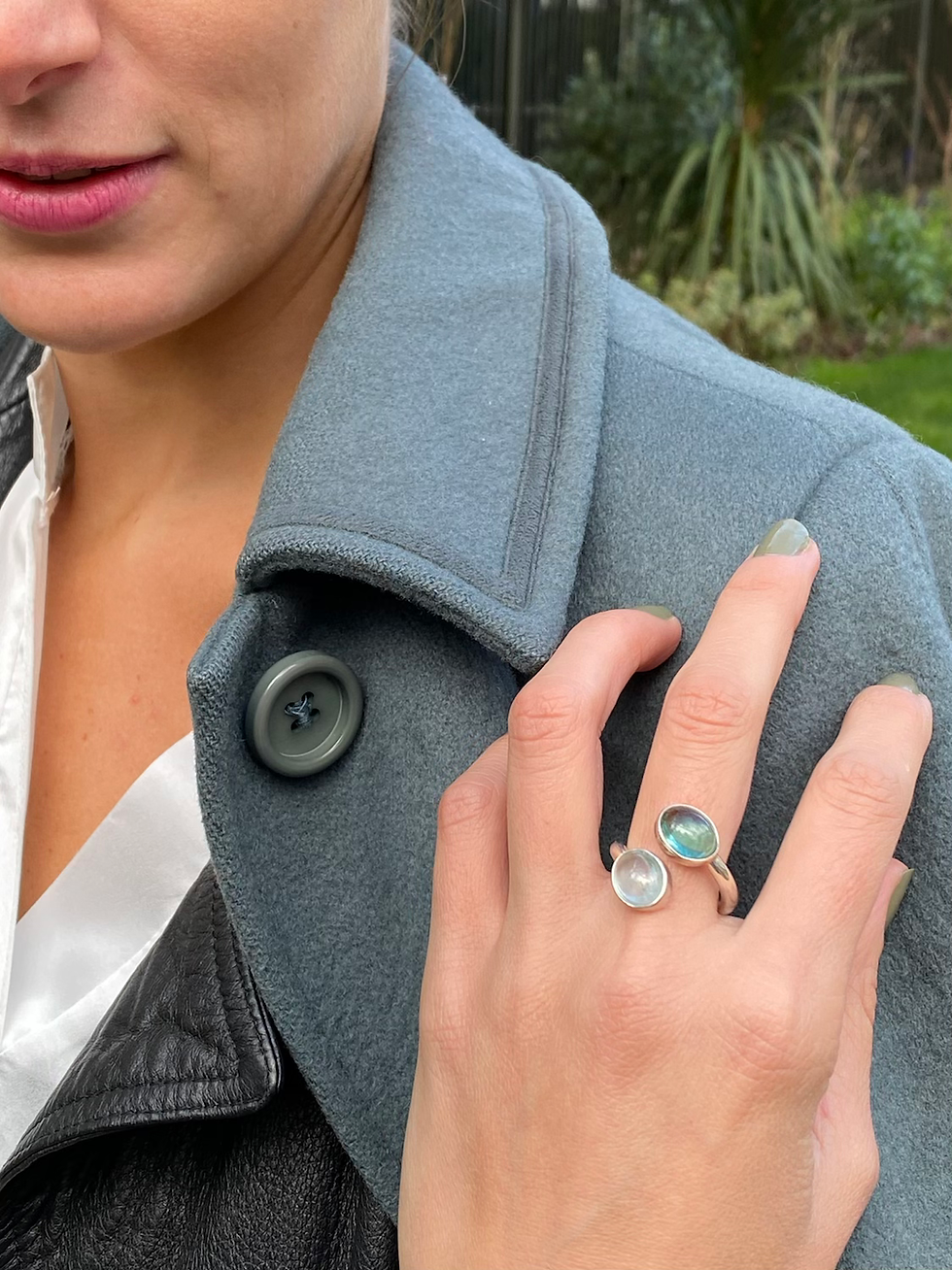 Miniature : Bague Duo ovales 
