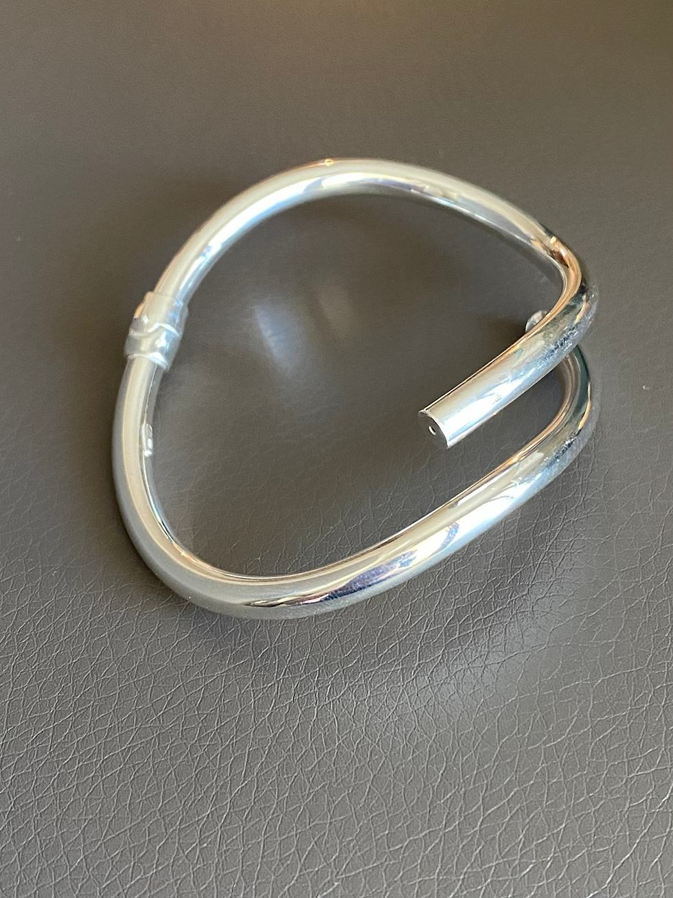 Miniature : Bracelet Jonc Vague Argent