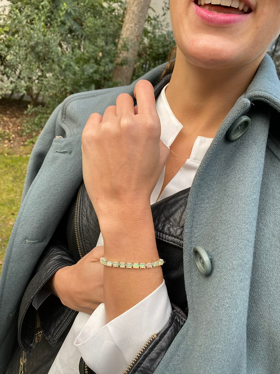 Miniature : Bracelet d'Opales cab