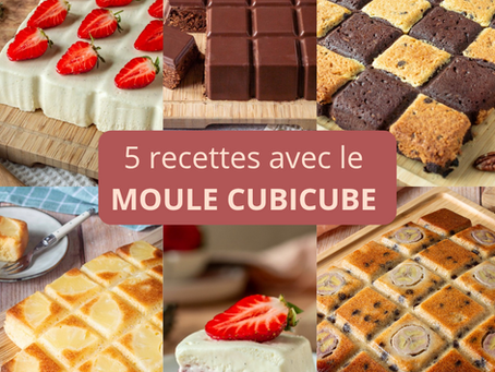 5 recettes gourmandes avec le moule Cubicube