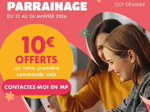 - 10 euros sur ta première commande Guy Demarle!