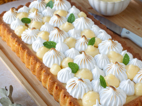 Tarte citron meringuée - tarte renversée