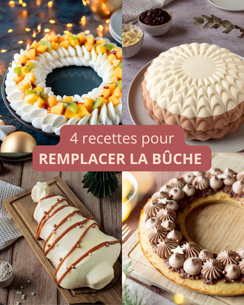 4 recettes pour remplacer la bûche de Noël