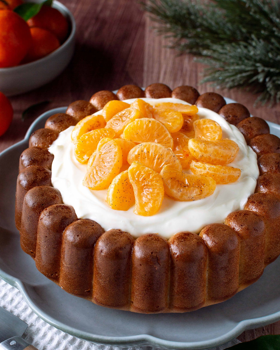 Gâteau à la clémentine