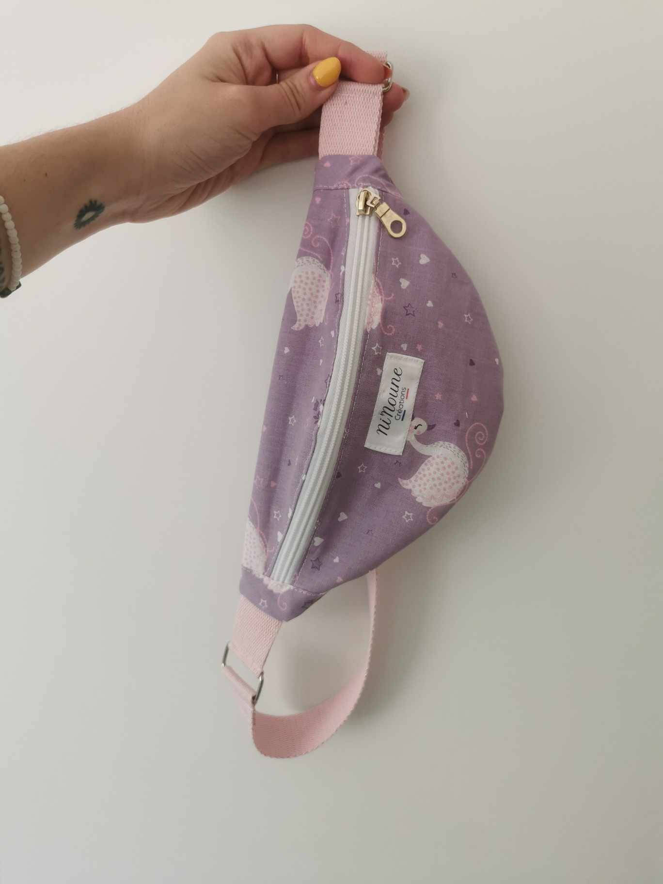 Sac  Banane Nini cygne XS