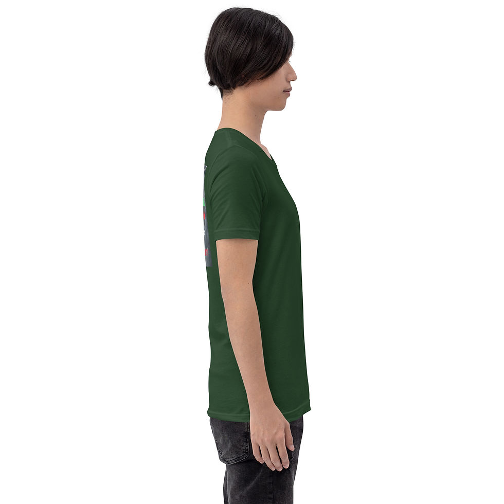 Thumbnail: Be ready on back Unisex t-shirt 