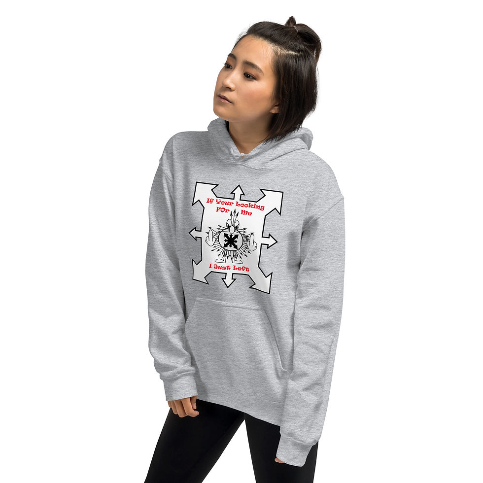 Thumbnail: I Just Left Hoodie