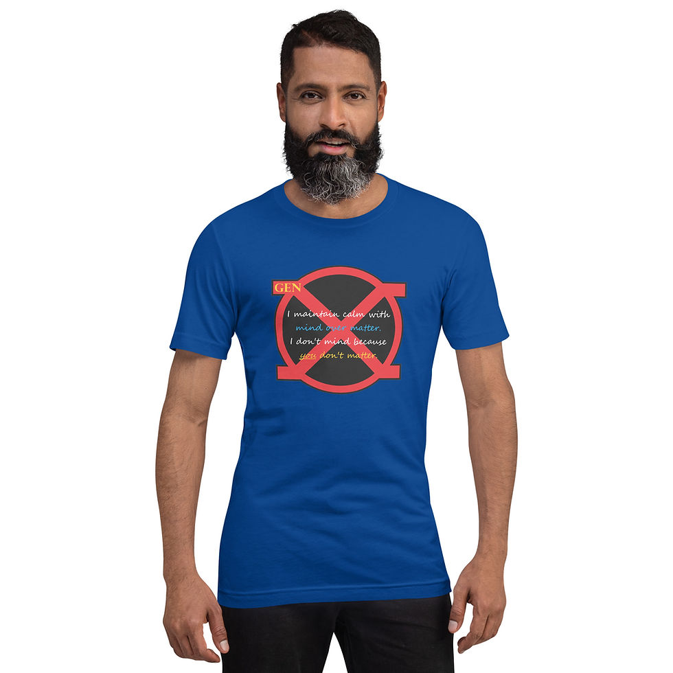 Thumbnail: Gen X - Mind Over Matter T-Shirt