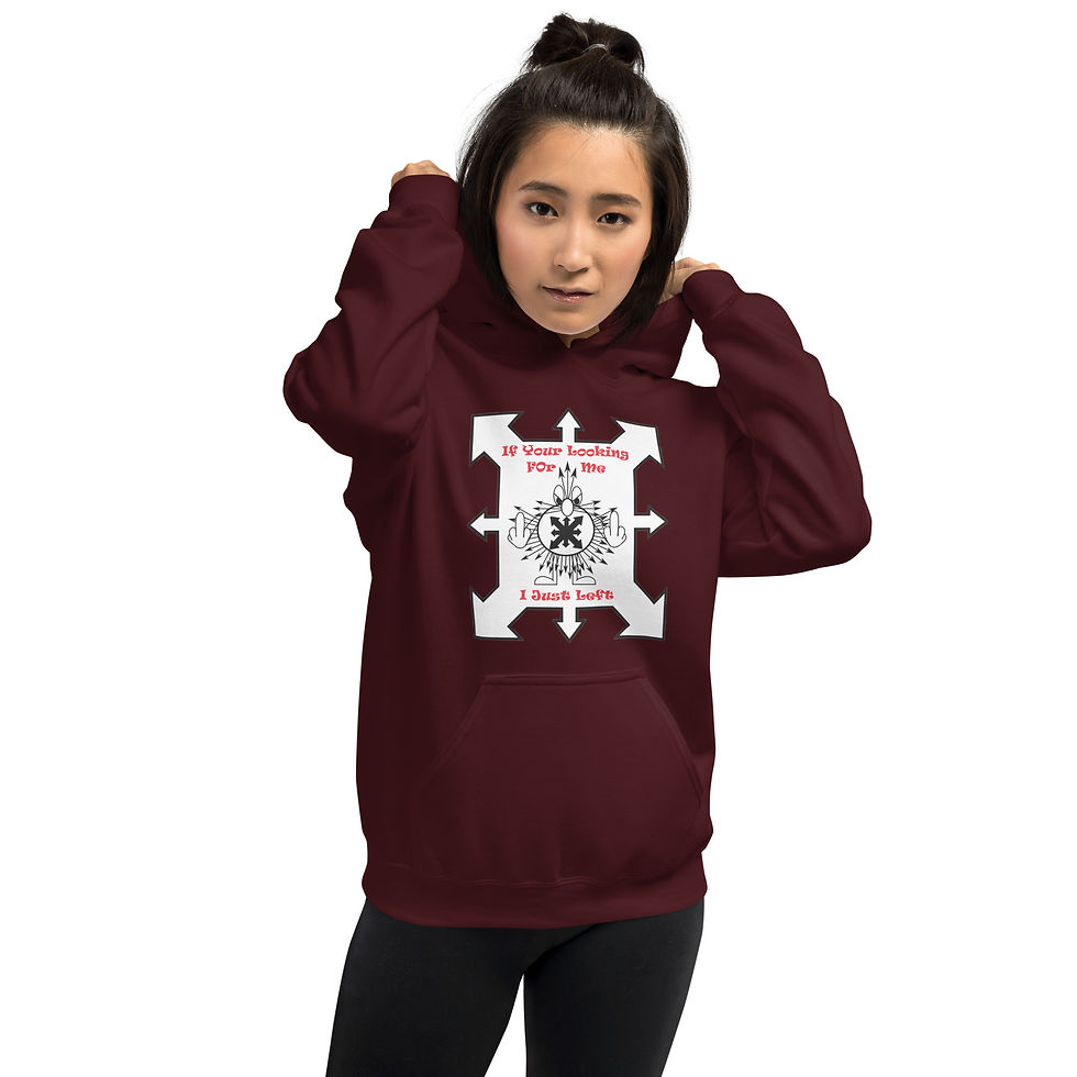 Thumbnail: I Just Left Hoodie
