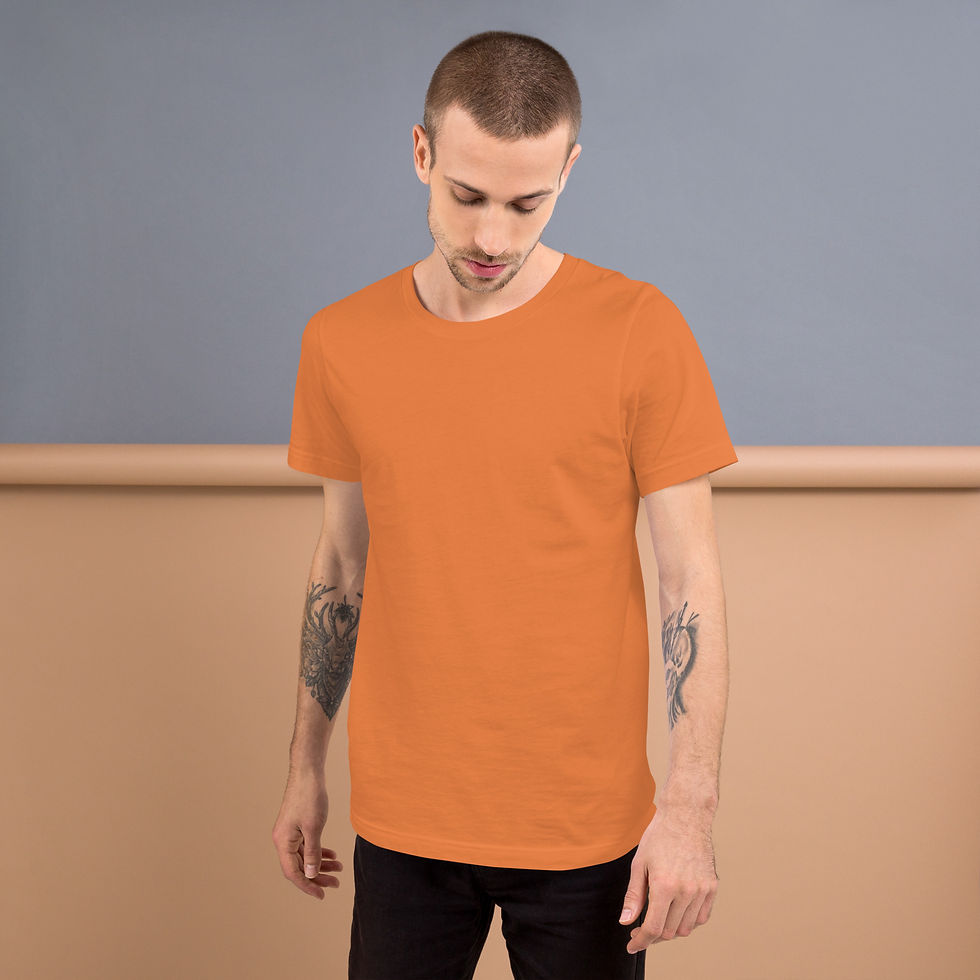 Thumbnail: Boogyman on back Unisex t-shirt light colours
